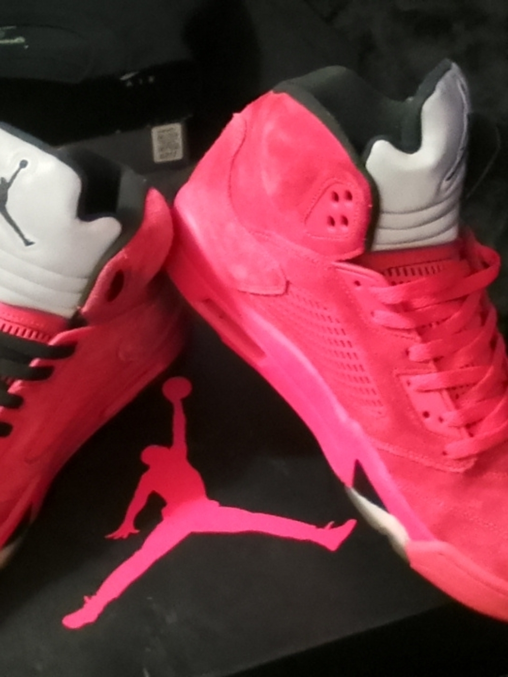 Jordan 5 Red Suede/w Box